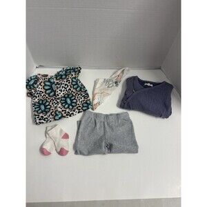 5 Piece Girls Custom Lot 3/6 Months EUC (new Socks)
